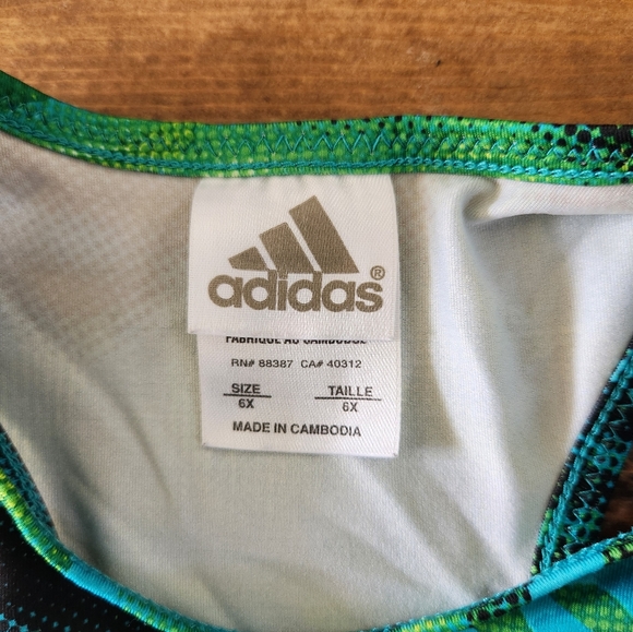 Adidas Girls' Climacool Racerback Tank Top – Size 6X - Picture 5 of 5